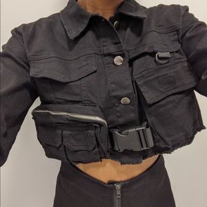 ‼️SOLD‼️ Crop Jean Jacket